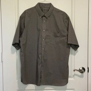 Men's XXL Daniel Cremieux Brown Plaid Short Sleeve Shirt